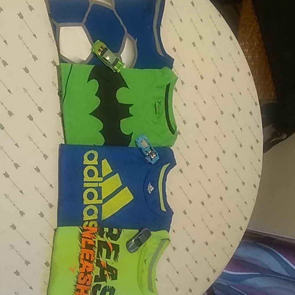 Young boys summer athletic shirts